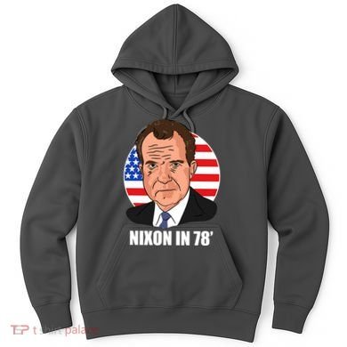 Nixon In 78' President USA Flag Hoodie