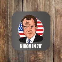 Nixon In 78' President USA Flag Coaster thumb 0