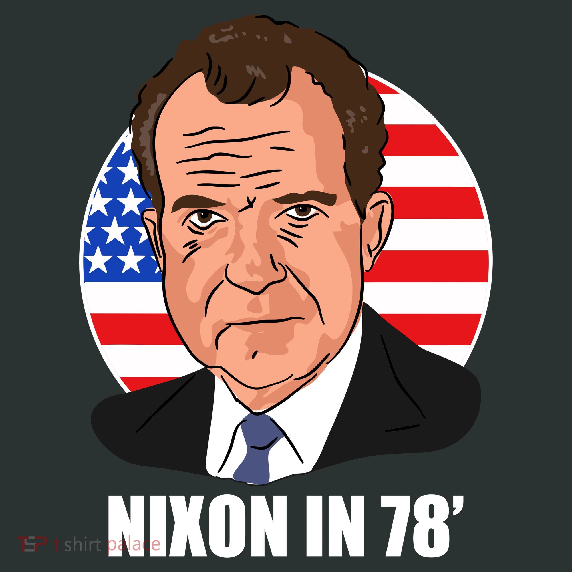 Nixon In 78' President USA Flag Mousepad
