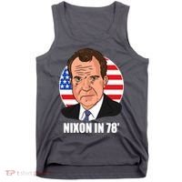 Nixon In 78' President USA Flag Tank Top thumb 0