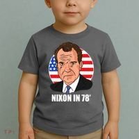 Nixon In 78' President USA Flag Toddler T-Shirt thumb 2