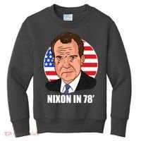 Nixon In 78' President USA Flag Kids Sweatshirt thumb 0