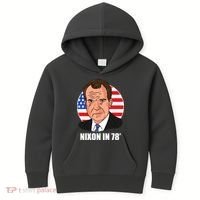 Nixon In 78' President USA Flag Kids Hoodie thumb 0