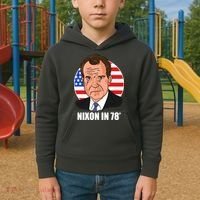 Nixon In 78' President USA Flag Kids Hoodie thumb 2
