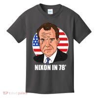 Nixon In 78' President USA Flag Kids T-Shirt thumb 0