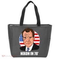 Nixon In 78' President USA Flag Tote Bag thumb 0