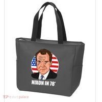 Nixon In 78' President USA Flag Tote Bag thumb 3