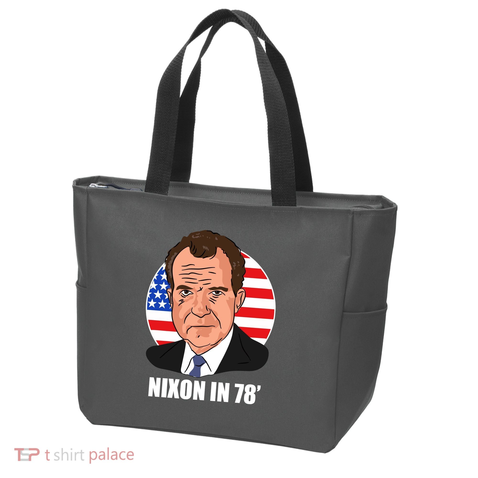 Nixon In 78' President USA Flag Tote Bag