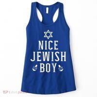 Nice Jewish Boy With Dreidel For Hanukkah Funny Menorah Women's Tank Top thumb 0