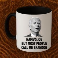 Name's Joe But Most People Call Me Brandon Coffee Mug thumb 2