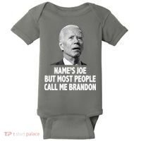 Name's Joe But Most People Call Me Brandon Baby Bodysuit thumb 0