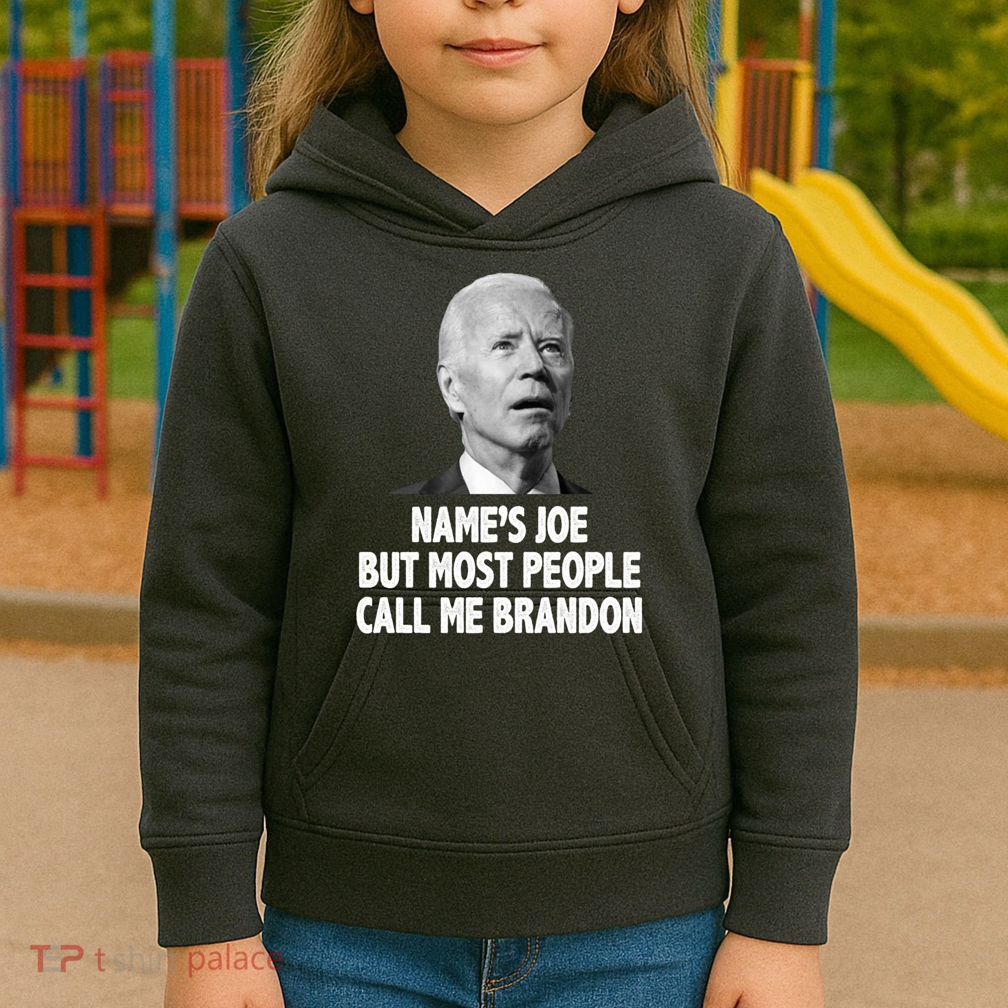 Name's Joe But Most People Call Me Brandon Kids Hoodie