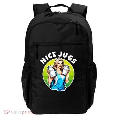 Nice Jugs. Cheerleader Milkmaid. Pitcher Holding Fun Backpack