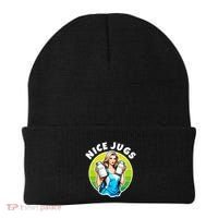 Nice Jugs. Cheerleader Milkmaid. Pitcher Holding Fun Beanie thumb 0