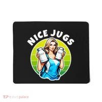 Nice Jugs. Cheerleader Milkmaid. Pitcher Holding Fun Mousepad thumb 0