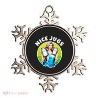 Nice Jugs. Cheerleader Milkmaid. Pitcher Holding Fun Ornament thumb 0
