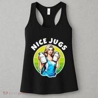 Nice Jugs. Cheerleader Milkmaid. Pitcher Holding Fun Women's Tank Top thumb 3