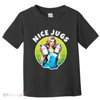 Nice Jugs. Cheerleader Milkmaid. Pitcher Holding Fun Toddler T-Shirt thumb 0