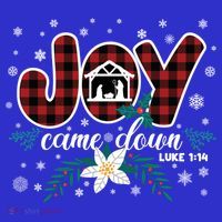 Nativity Jesus Christian Christmas Buffalo Plaid Gift Coaster thumb 2