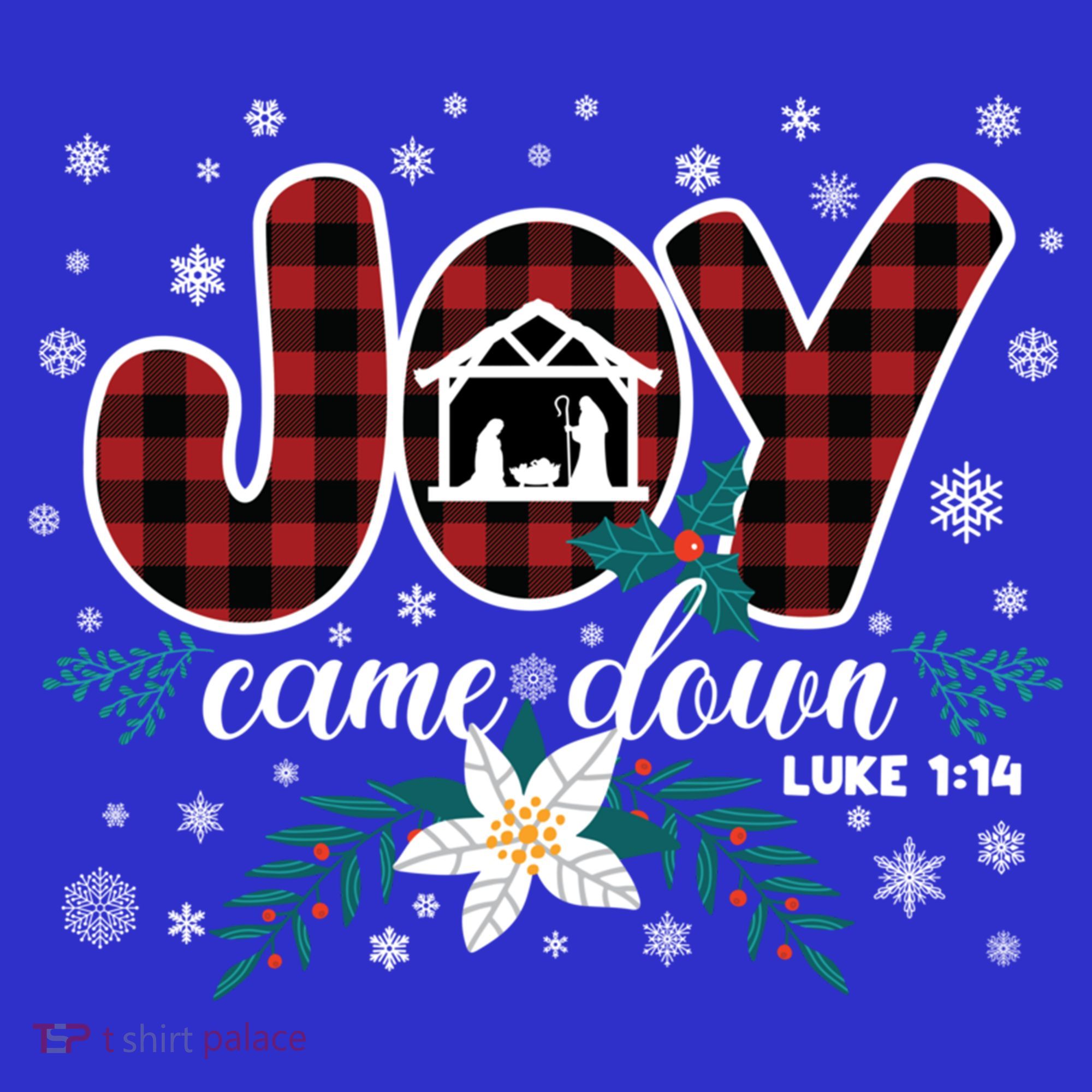 Nativity Jesus Christian Christmas Buffalo Plaid Gift Women's Tank Top