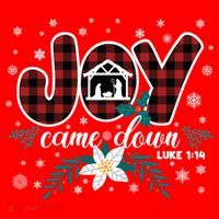 Nativity Jesus Christian Christmas Buffalo Plaid Gift Santa Hat thumb 1