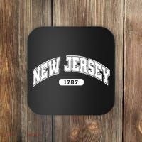 New Jersey Collegiate Style 1787 Coaster thumb 0