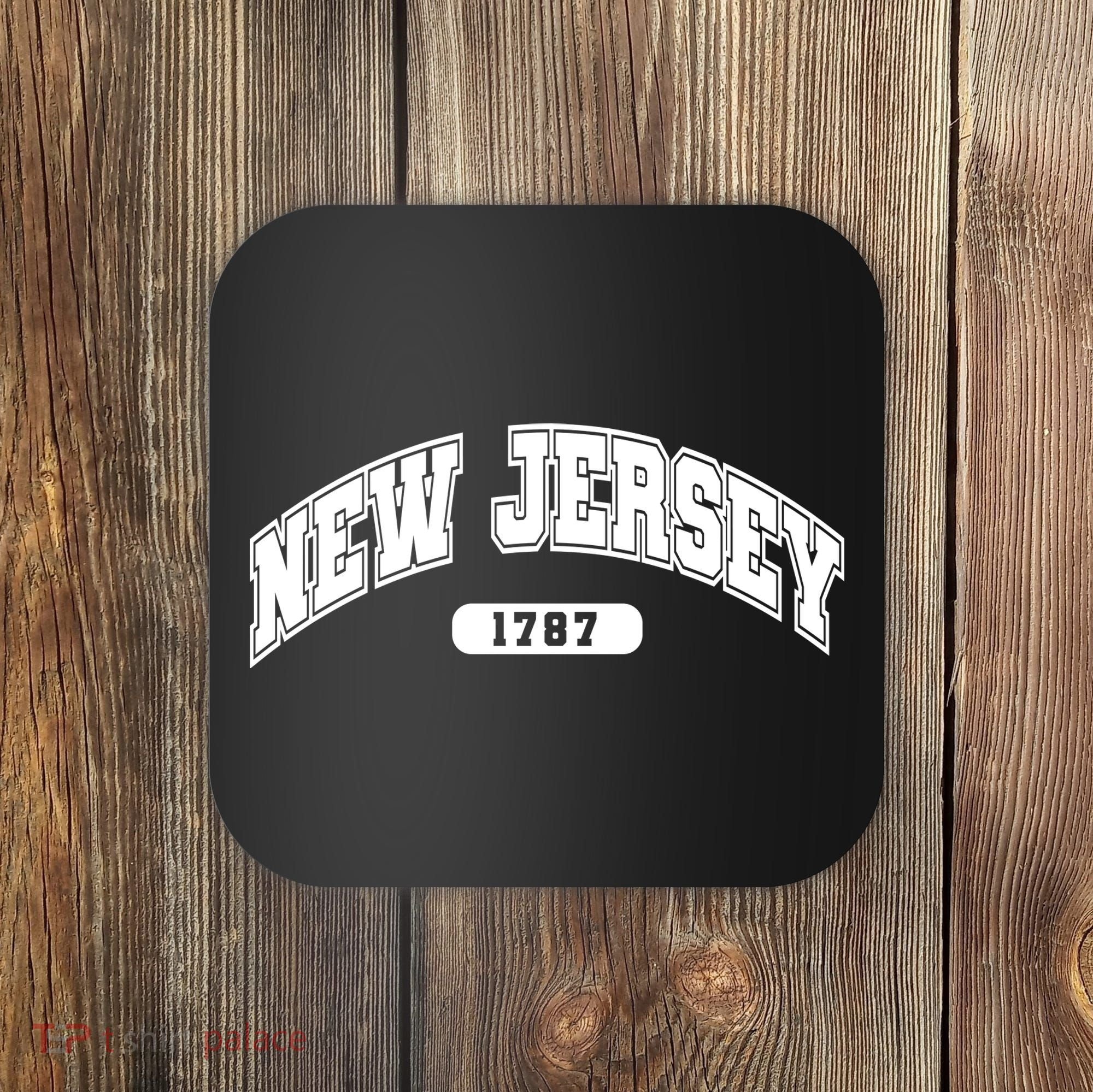 New Jersey Collegiate Style 1787 Coaster