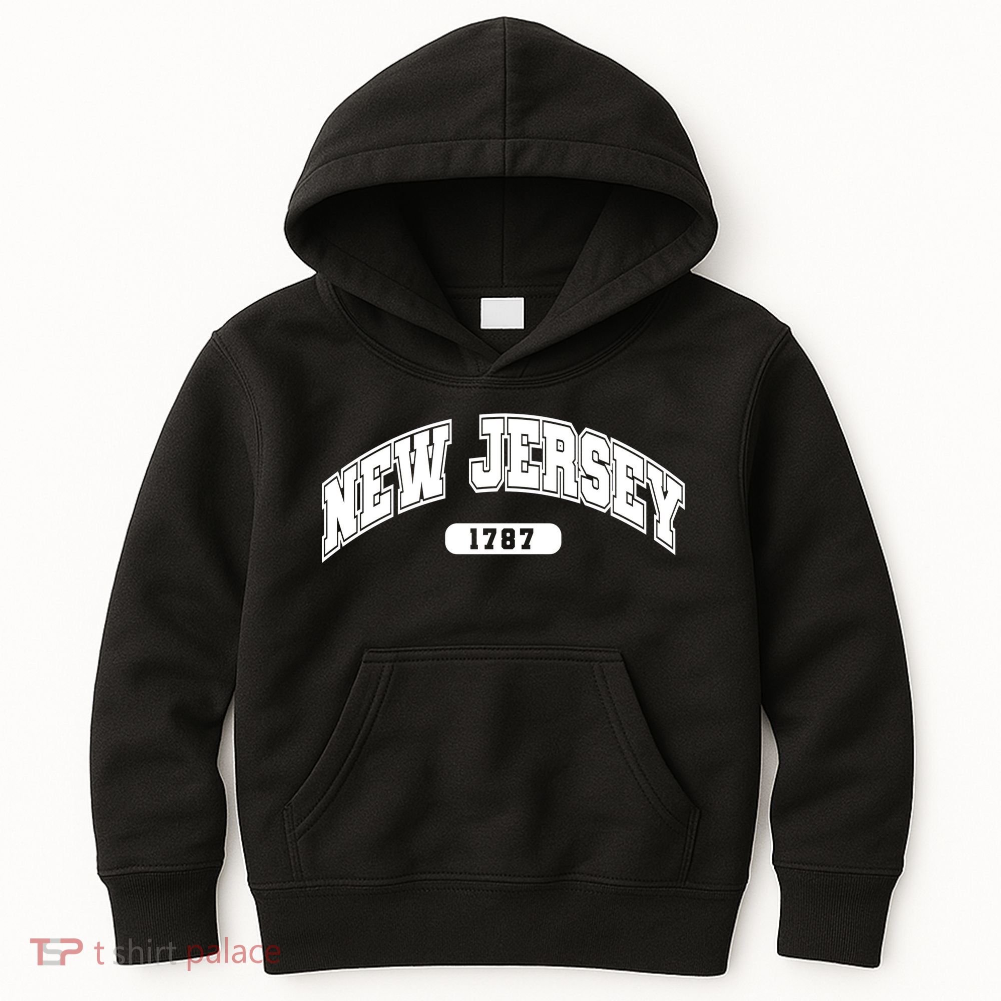 New Jersey Collegiate Style 1787 Kids Hoodie