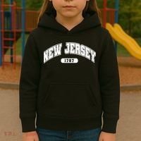 New Jersey Collegiate Style 1787 Kids Hoodie thumb 3