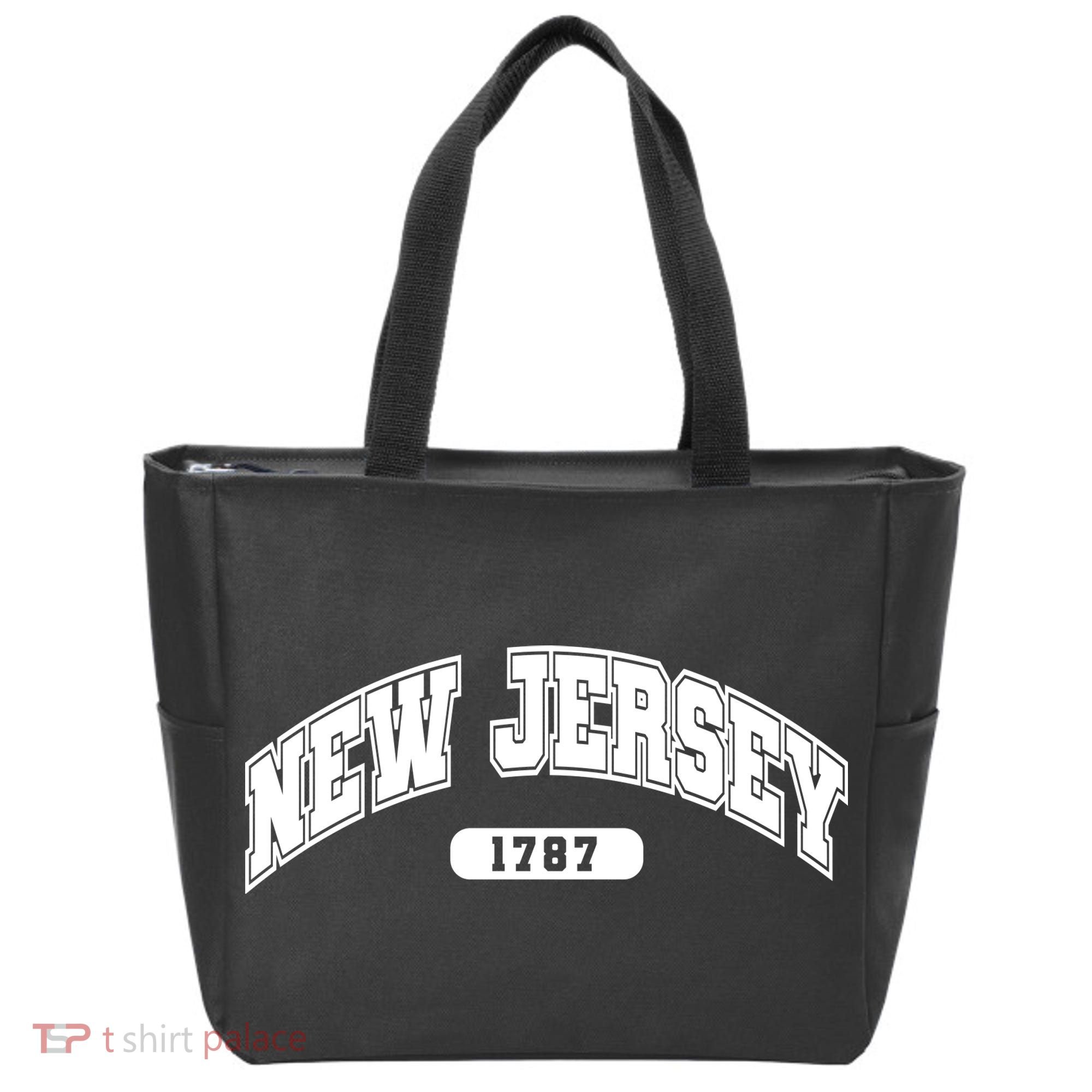 New Jersey Collegiate Style 1787 Tote Bag