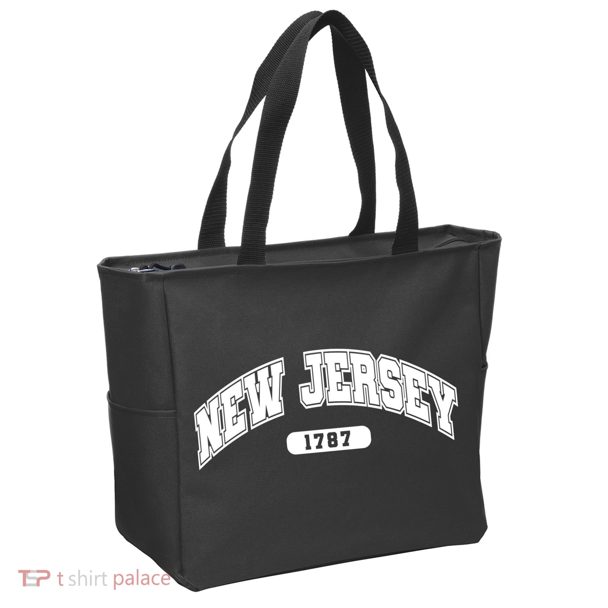 New Jersey Collegiate Style 1787 Tote Bag