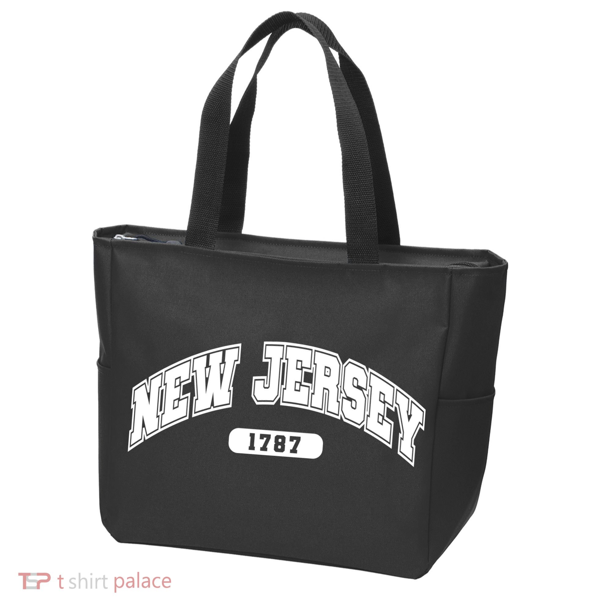 New Jersey Collegiate Style 1787 Tote Bag