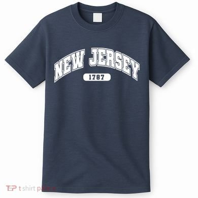 New Jersey Collegiate Style 1787 T-Shirt