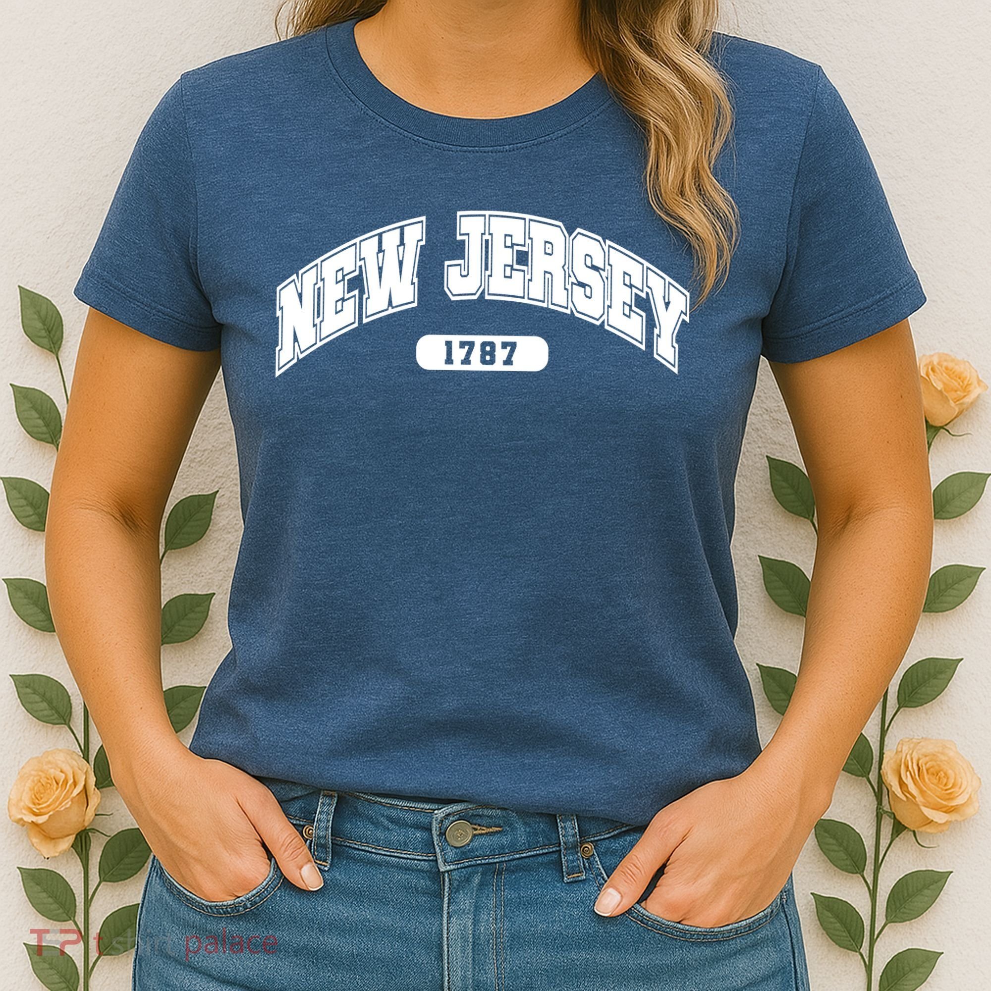 New Jersey Collegiate Style 1787 Women's T-Shirt