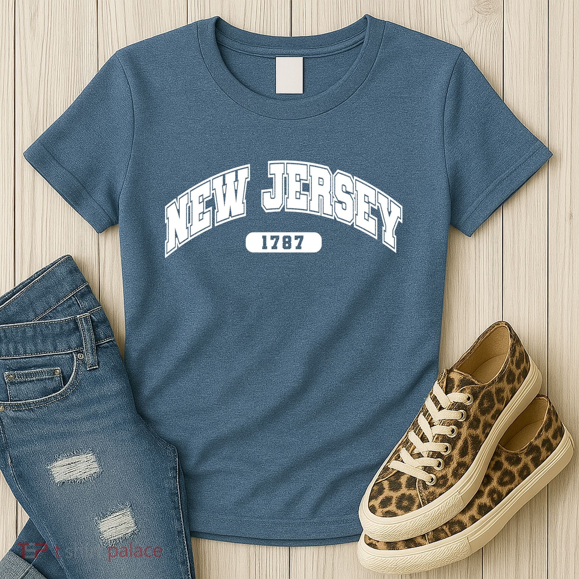 New Jersey Collegiate Style 1787 Women's T-Shirt
