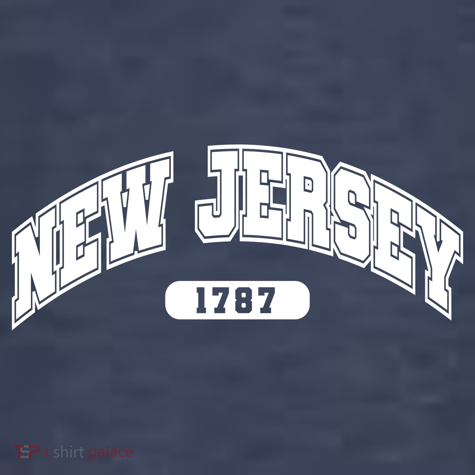 New Jersey Collegiate Style 1787 Kids T-Shirt