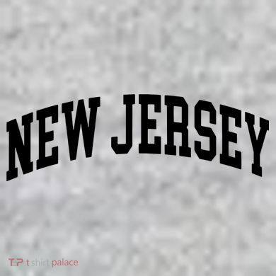 New Jersey Classic Text The Baniff Cuffed Pom Beanie