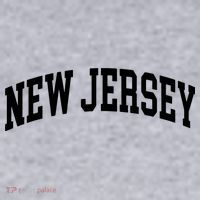 New Jersey Classic Text Women's Racerback Cropped Tank thumb 2
