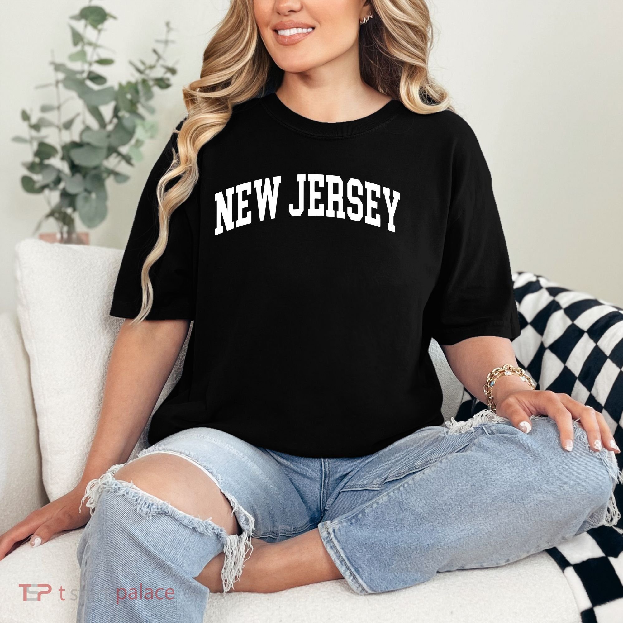 New Jersey Classic Text Comfort Colors T-Shirt