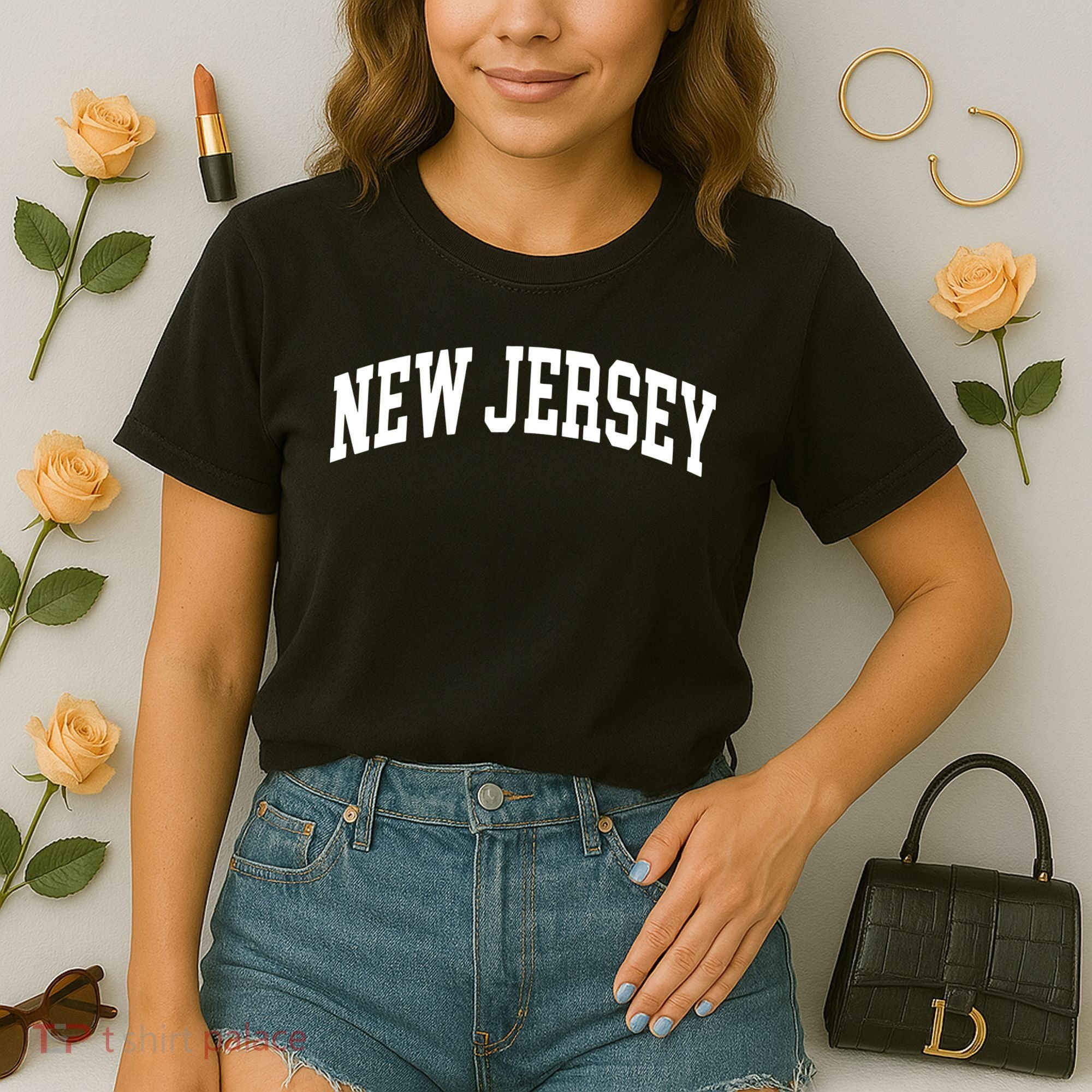 New Jersey Classic Text Comfort Colors Boxy T-Shirt