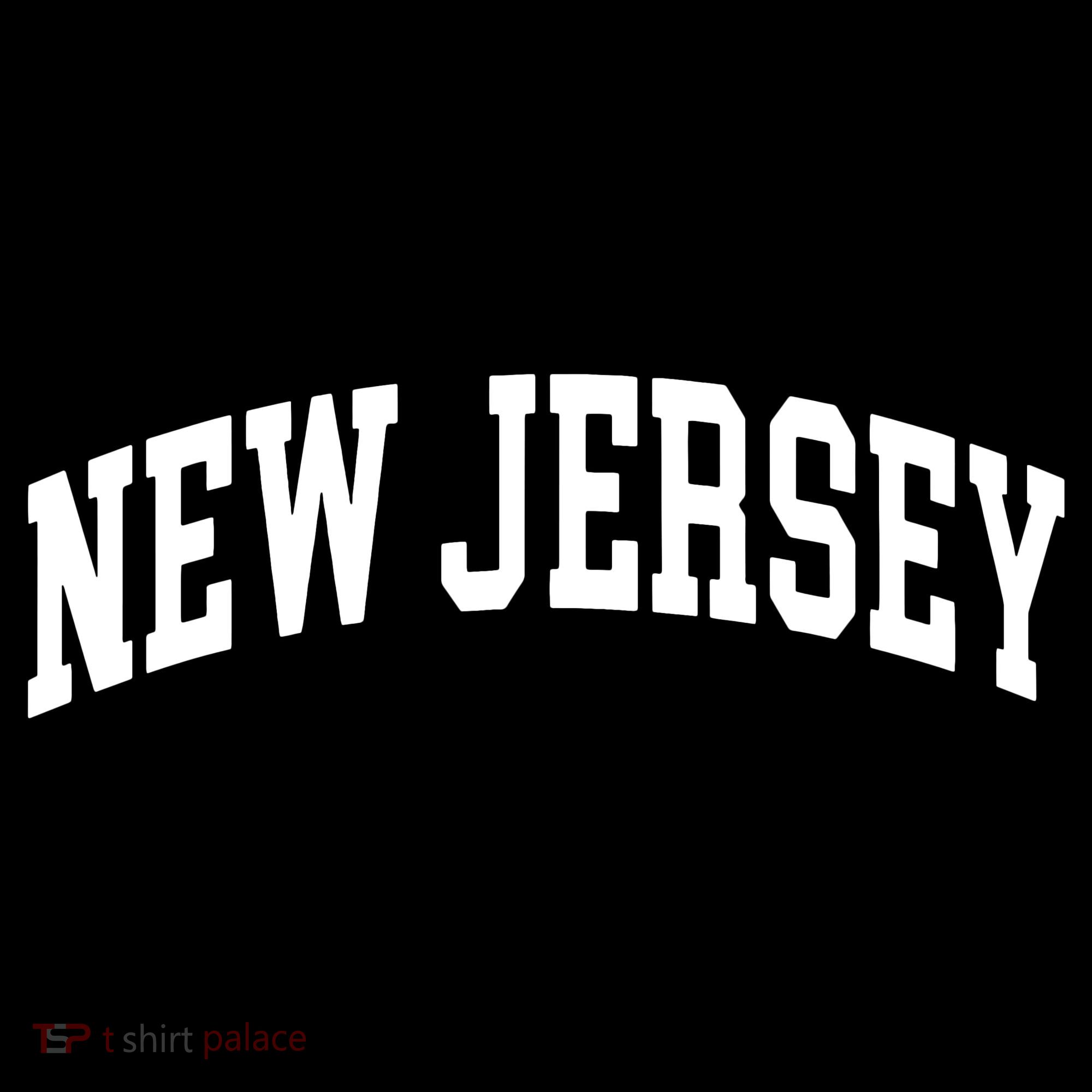 New Jersey Classic Text Toddler Zip Fleece Hoodie