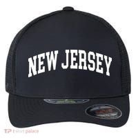 New Jersey Classic Text Flexfit Unipanel Trucker Cap thumb 0