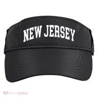 New Jersey Classic Text Adult Drive Performance Visor thumb 0