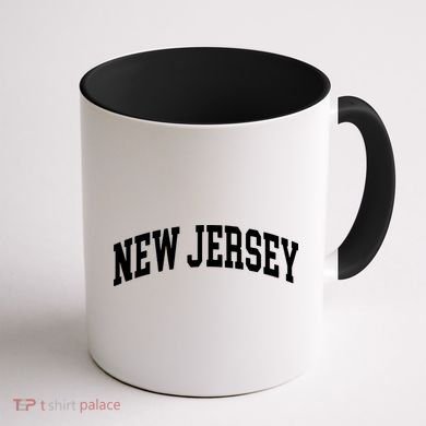 New Jersey Classic Text Coffee Mug back
