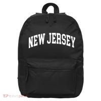 New Jersey Classic Text 16 in Basic Backpack thumb 0