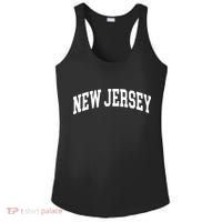 New Jersey Classic Text Ladies PosiCharge Competitor Racerback Tank thumb 0
