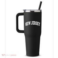 New Jersey Classic Text 40oz Vacuum Insulated Stainless Steel Travel Tumbler thumb 2