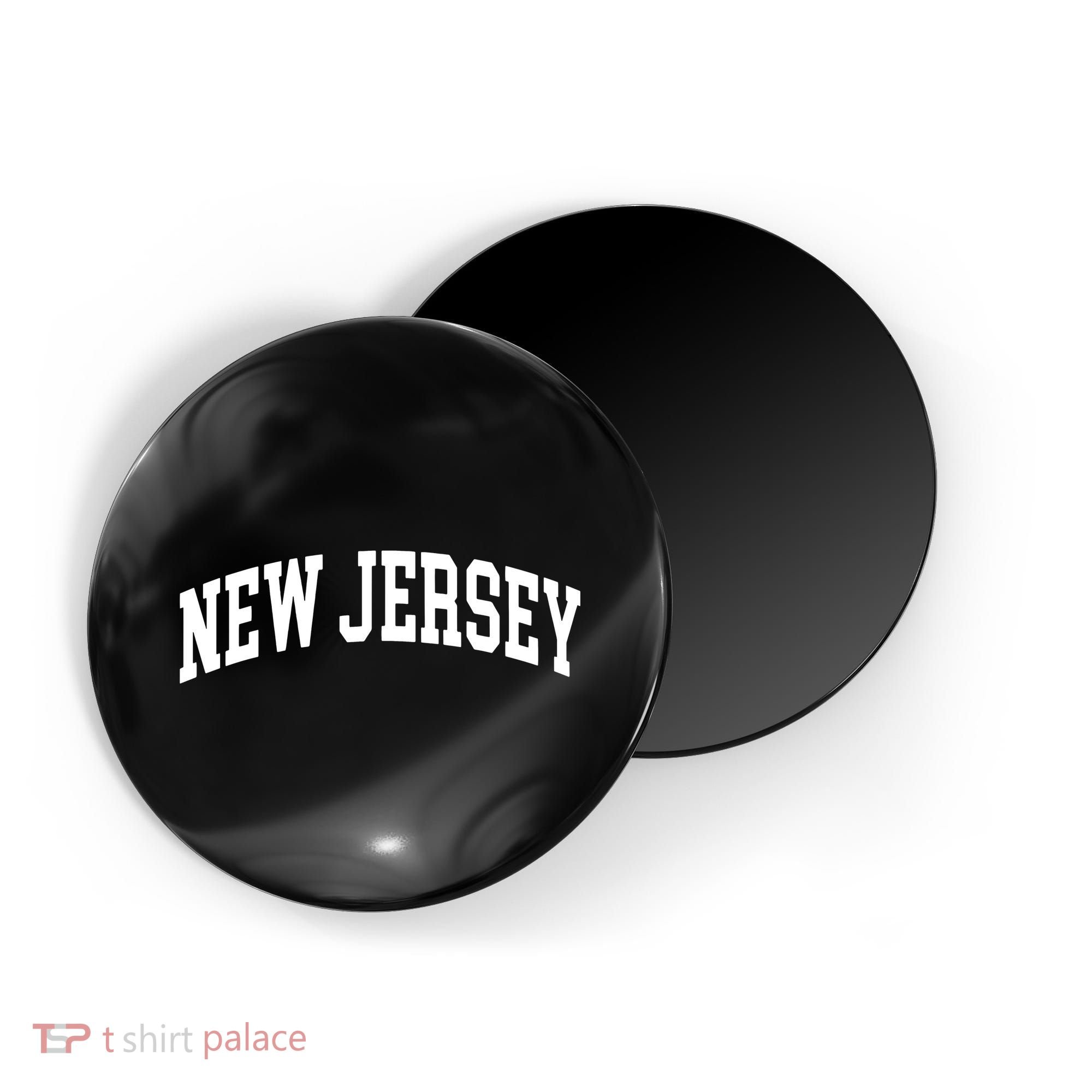 New Jersey Classic Text Magnet