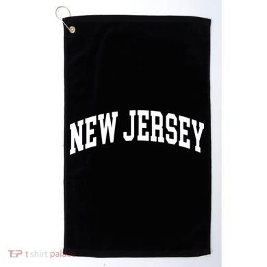 New Jersey Classic Text Golf Towel