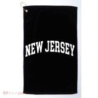 New Jersey Classic Text Golf Towel thumb 0